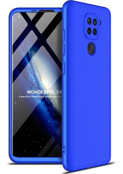 Xiaomi Redmi Note 9 Uyumlu Kılıf Ays Kapak, Mavi
