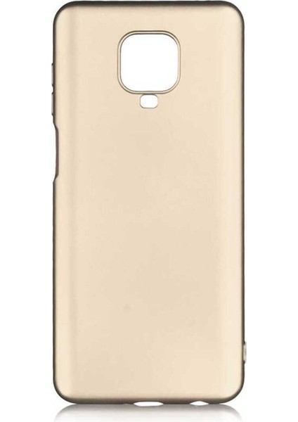 Xiaomi Redmi Note 9 Pro Uyumlu Kılıf Premier Silikon Kapak, Gold