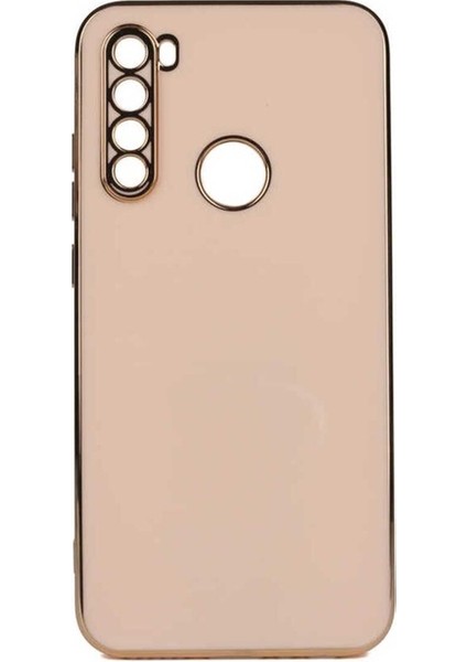 Xiaomi Redmi Note 8 Uyumlu Kılıf Bark Kapak, Rose Gold