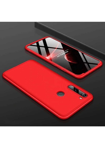 Xiaomi Redmi Note 8 Uyumlu Kılıf Ays Kapak, Kırmızı