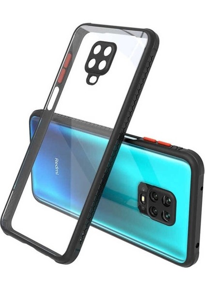 Xiaomi Redmi Note 9 Pro Uyumlu Kılıf Kaff Kapak, Siyah