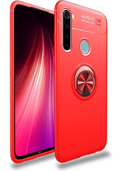 Xiaomi Redmi Note 8t Uyumlu Kılıf Ravel Silikon Kapak, Kırmızı