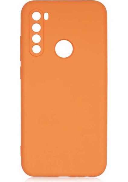 Xiaomi Redmi Note 8 Uyumlu Kılıf Mara Lansman Kapak, Turuncu