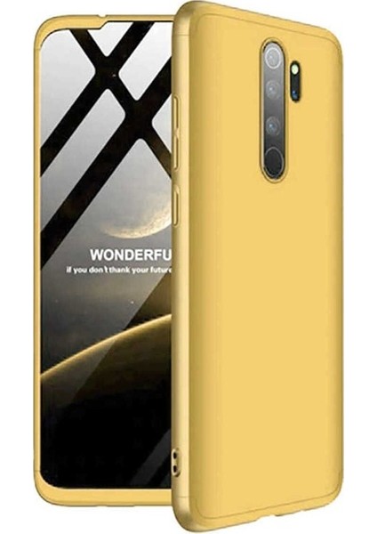 Xiaomi Redmi Note 8 Pro Uyumlu Kılıf Ays Kapak, Gold