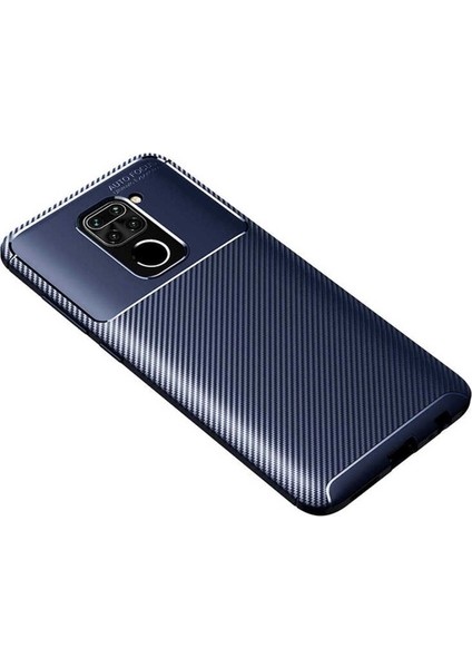 Xiaomi Redmi Note 9 Uyumlu Kılıf Negro Silikon Kapak, Lacivert