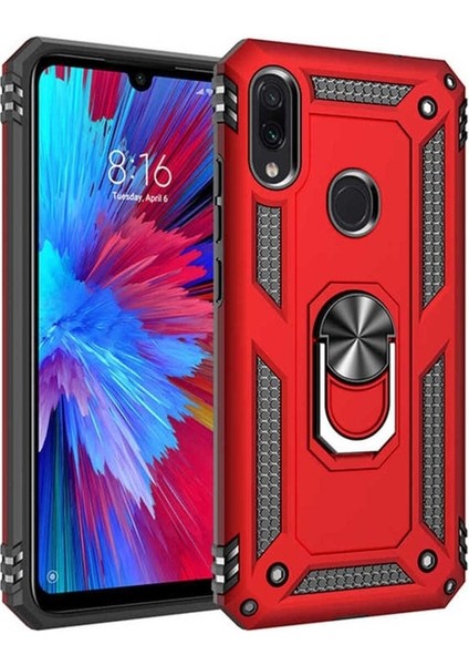 Xiaomi Redmi Note 7 Uyumlu Kılıf Vega Kapak, Kırmızı