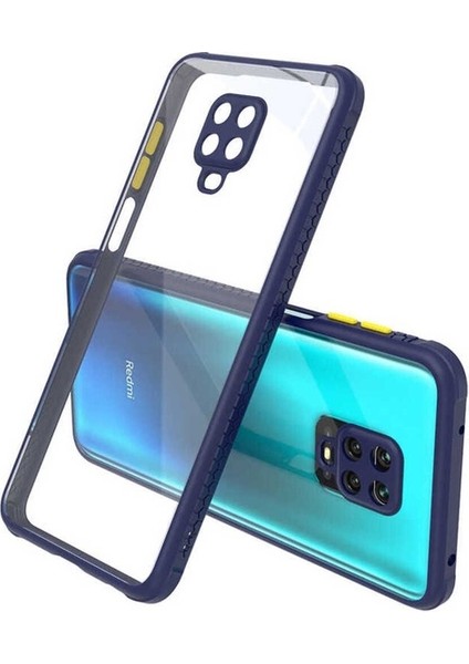 Xiaomi Redmi Note 9 Pro Uyumlu Kılıf Kaff Kapak, Lacivert