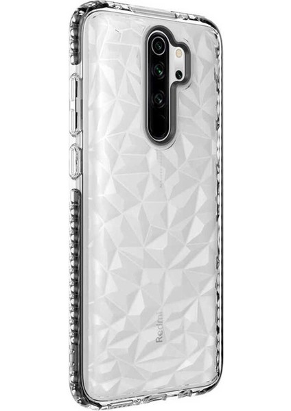 Xiaomi Redmi Note 8 Pro Uyumlu Kılıf Buzz Kapak, Siyah