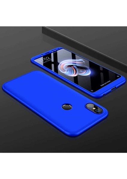 Xiaomi Redmi Note 7 Uyumlu Kılıf Ays Kapak, Mavi