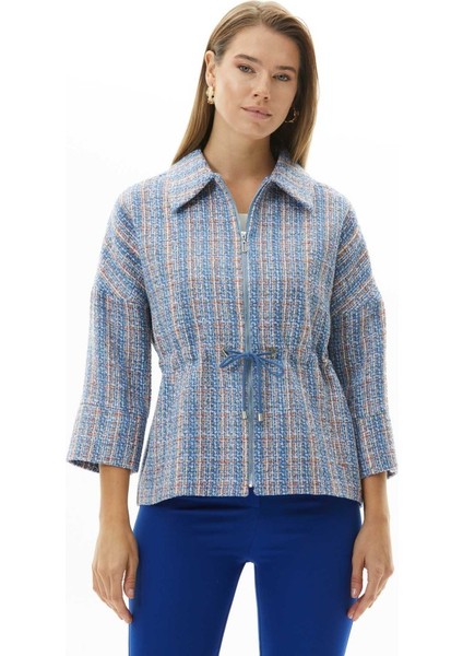 Beli Büzgülü Buklet Ceket