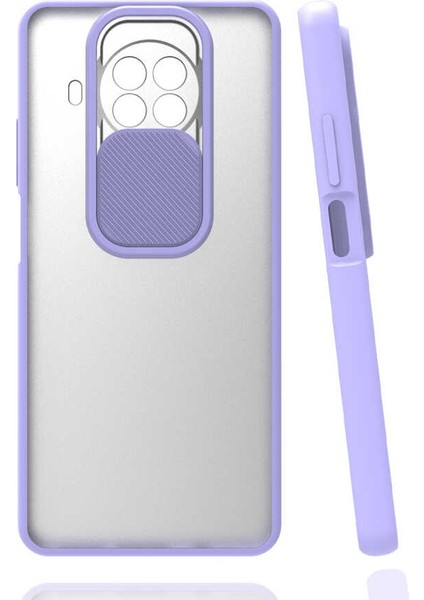 Xiaomi Redmi Note 9 Pro 5g Uyumlu Kılıf Lensi Kapak, Lila