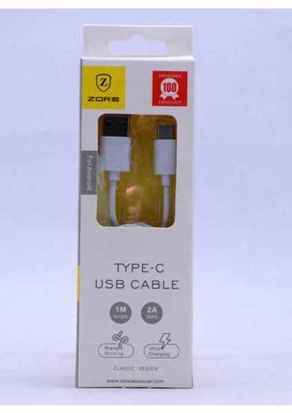 Gold Type-C USB Kablo Z-04