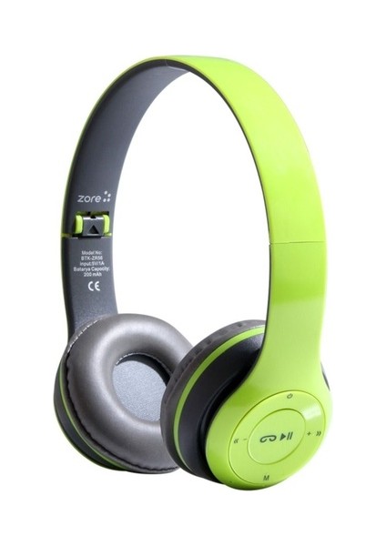 BTK-ZR56 Bluetooth Kulaklık, Yeşil