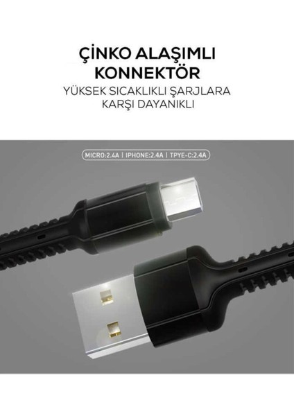 LS63 Micro USB Kablo, Gri