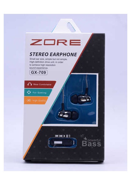 GX-709 Mp3 Stereo Kulaklık, Gri