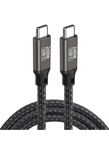 QG02 Type-C To Type-C Pd3.1 Data Kablosu 240W 480MBPS 1.5 Metre