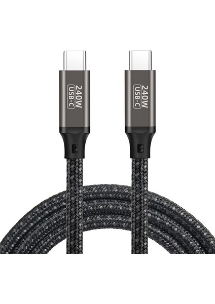 QG02 Type-C To Type-C Pd3.1 Data Kablosu 240W 480MBPS 1.5 Metre