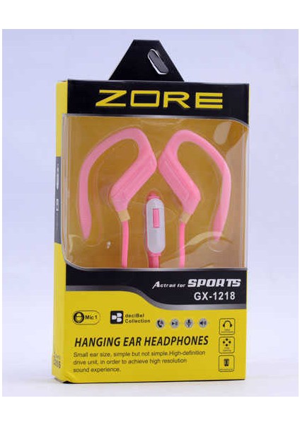 GX-1218 Mp3 Stereo Kulaklık, Pembe