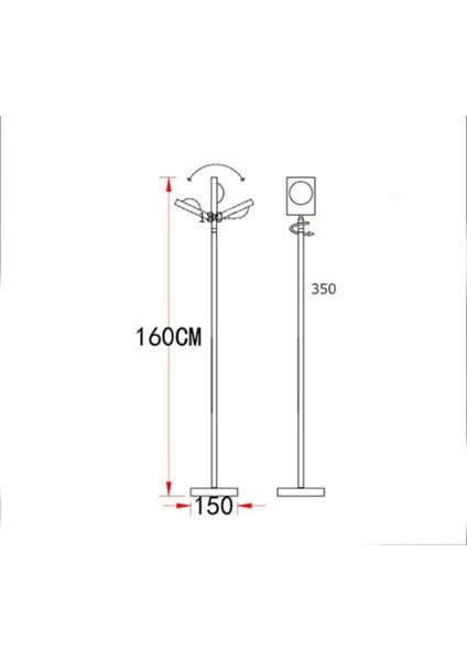 K160H Ayaklı Işık Kaynağı