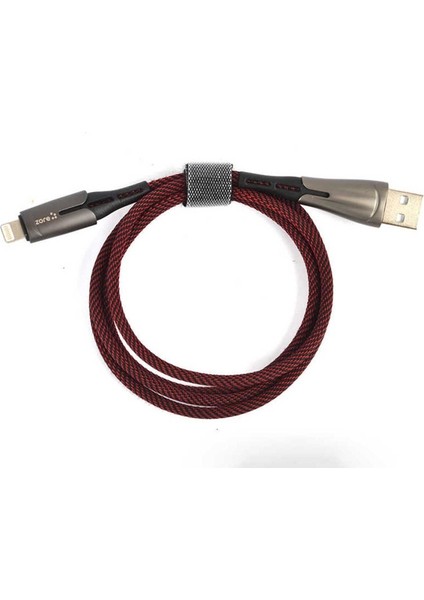 Lightning Focus USB Kablo, Kırmızı