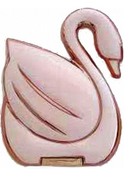 Kuğu Figürlü Cep Telefonu Standı, Pembe Açık