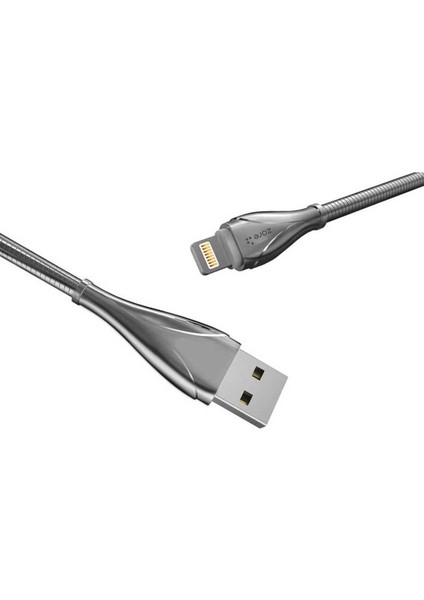 LS28 Lightning USB Kablo, Gri