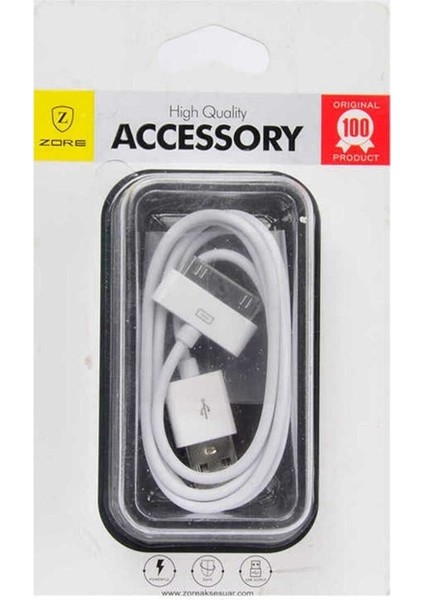 Apple iPhone Uyumlu 4s USB Kablo