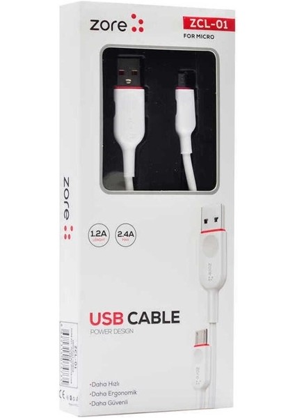 Zcl-01 Micro USB Kablo