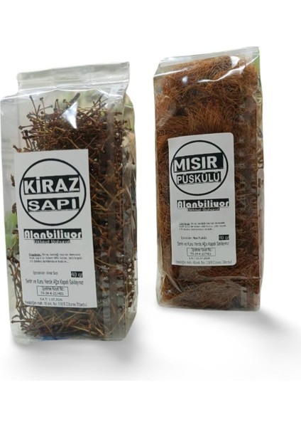 Kiraz Sapı 40 gr - Mısır Püskülü 40 gr