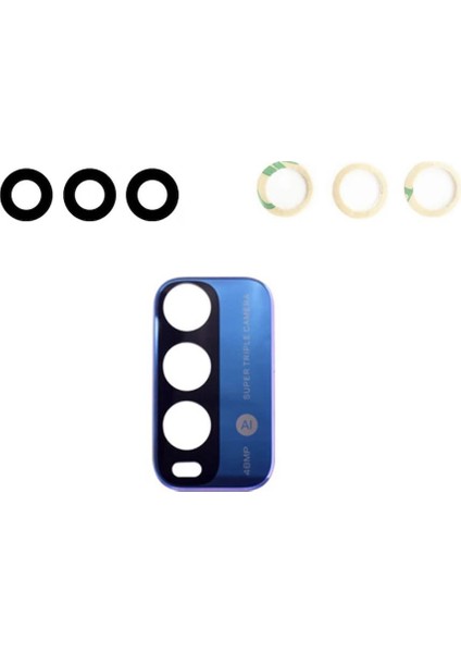 Xiaomi Redmi 9t Ile Uyumlu Kamera Camı Mavi