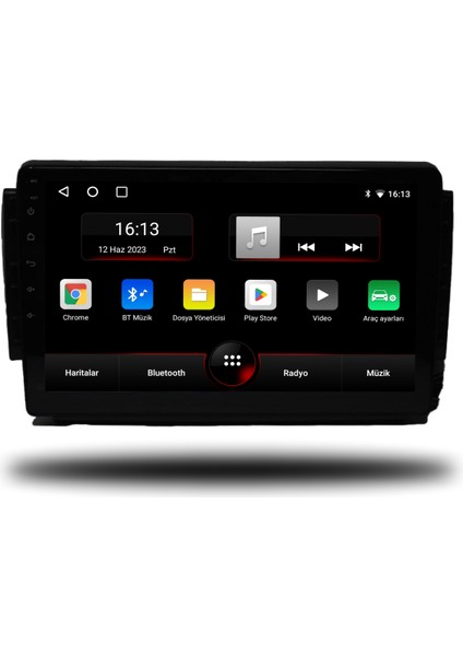 Peugeot 208 Android Carplay Multimedya 2012-2020 6gb Ram + 128GB Hafıza + 4 Çekirdek