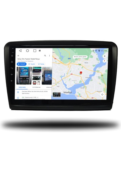 Skoda Superb Android Carplay Multimedya 2009-2014 4gb Ram + 32GB Hafıza + 4 Çekirdek