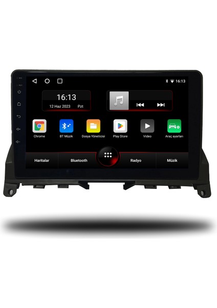 Mercedes C Class Android Carplay Multimedya 2007-2011 4gb Ram + 32GB Hafıza + 4 Çekirdek
