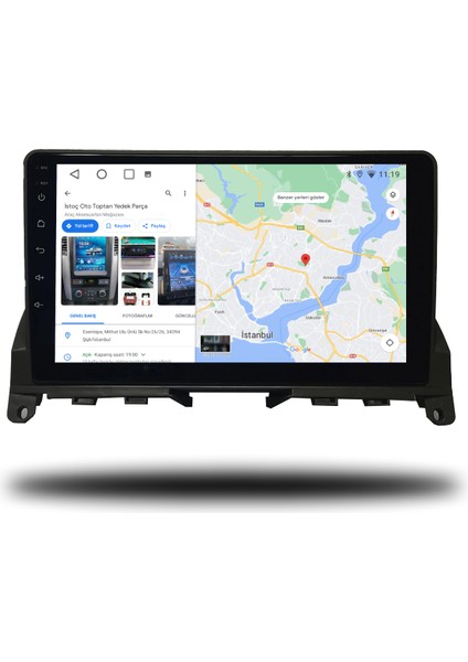 Mercedes C Class Android Carplay Multimedya 2007-2011 4gb Ram + 32GB Hafıza + 4 Çekirdek