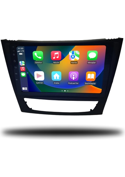Mercedes E Class W211 Android Carplay Multimedya 2007-2011 4gb Ram + 32GB Hafıza + 4 Çekirdek