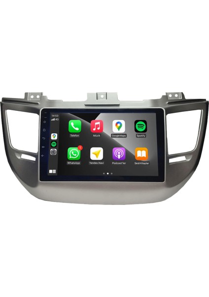 Hyundai Tucson Android Carplay Multimedya 2015-2018 4gb Ram + 32GB Hafıza + 4 Çekirdek fiyatları
