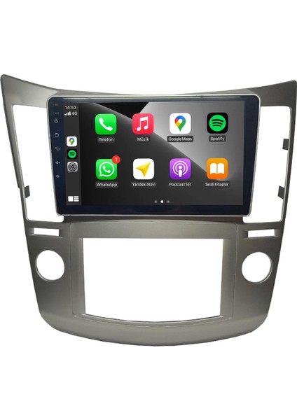 Hyundai IX55 Tesla Ekran Android Carplay Multimedya 2008-2010 6gb Ram + 128GB Hafıza