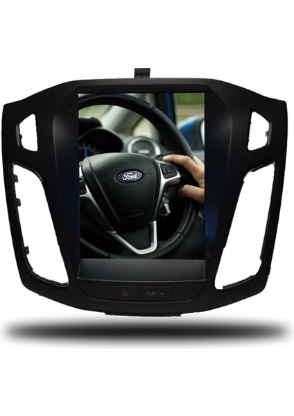 Ford Focus 3-4 Tesla Ekran Android Carplay Multimedya 2012-2017 6gb Ram + 128GB Hafıza + 4 Çekirdek