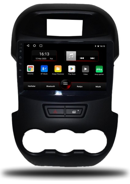 Ford Ranger Android Carplay Multimedya 2012-2015 4gb Ram + 64GB Hafıza + 4 Çekirdek