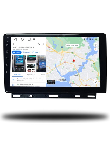 Renault Clio 5 Android Carplay Multimedya 2019-2022 6gb Ram - 128GB Hafıza - 4 Çekirdek modelleri