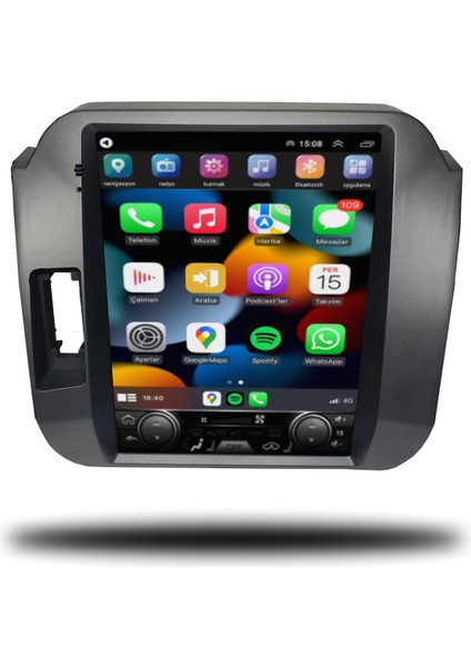 Kia Sportage Tesla Ekran Android Carplay Multimedya 2011-2015 6gb Ram + 128GB Hafıza