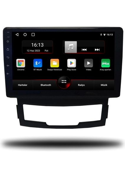 Ssangyong Korando Android Carplay Multimedya 2011-2013 4gb Ram + 32GB Hafıza + 4 Çekirdek