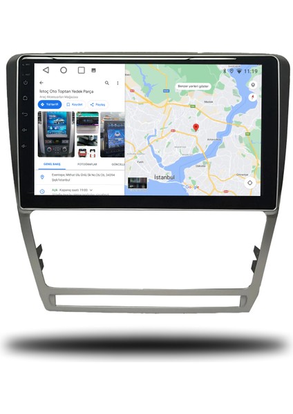 Skoda Octavia Android Carplay Multimedya 2007-2012 6gb Ram + 128GB Hafıza + 4 Çekirdek