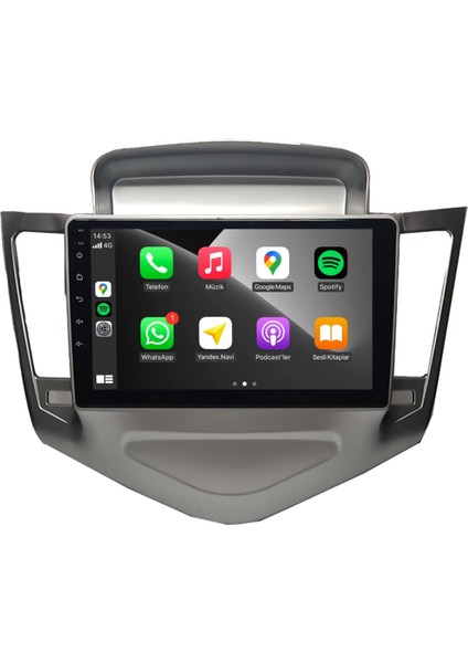 Chevrolet Cruze Android Carplay Multimedya 2007-2012 6gb Ram + 128GB Hafıza + 8 Çekirdek