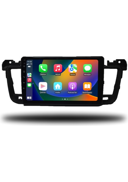 Peugeot 508 Android Carplay Multimedya 2011-2017 6gb Ram + 128GB Hafıza + 4 Çekirdek fiyatları