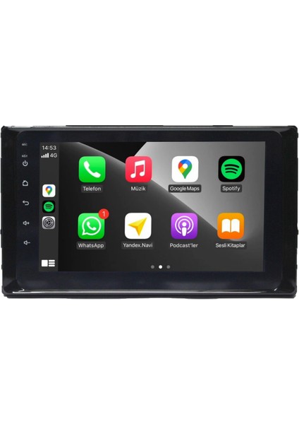 Toyota Auris Android Carplay Multimedya 2017-2019 6gb Ram + 128GB Hafıza + 4 Çekirdek