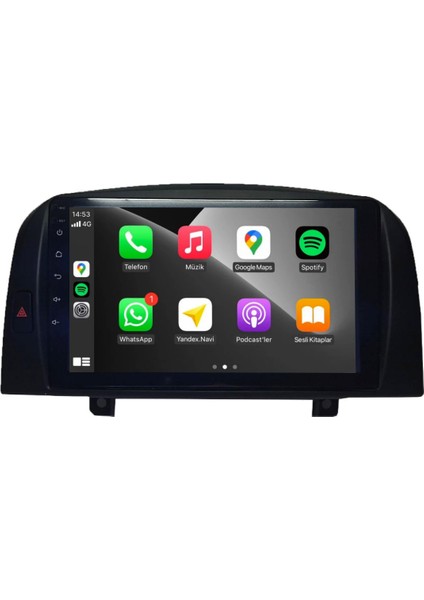 Hyundai Sonata Android Carplay Multimedya 2005-2008 6gb Ram + 128GB Hafıza + 4 Çekirdek