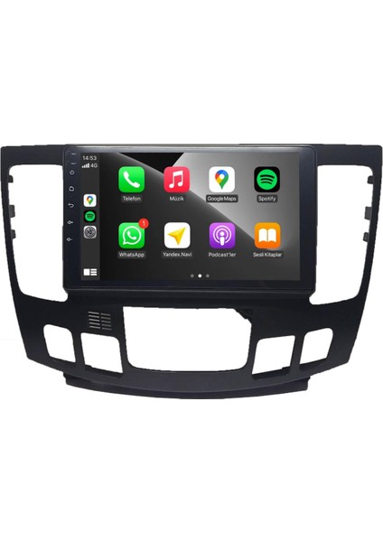 Hyundai Sonata Android Carplay Multimedya 2009-2012 Dijital Klima 4gb Ram + 32GB Hafıza + 4 Çekirdek