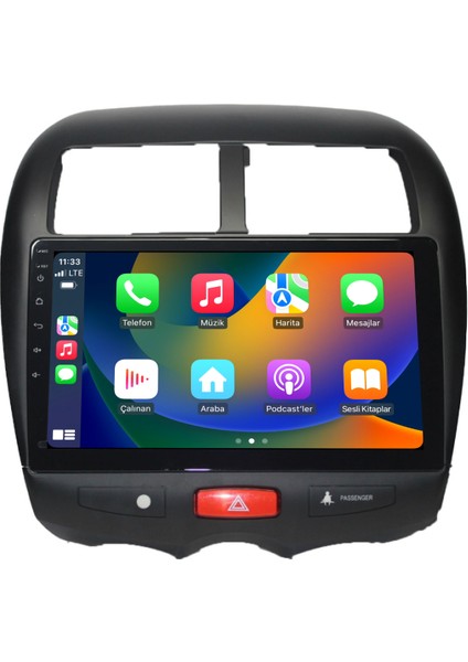 Mitsubishi Asx Android Carplay Multimedya 2010-2019 4gb Ram + 32GB Hafıza + 4 Çekirdek