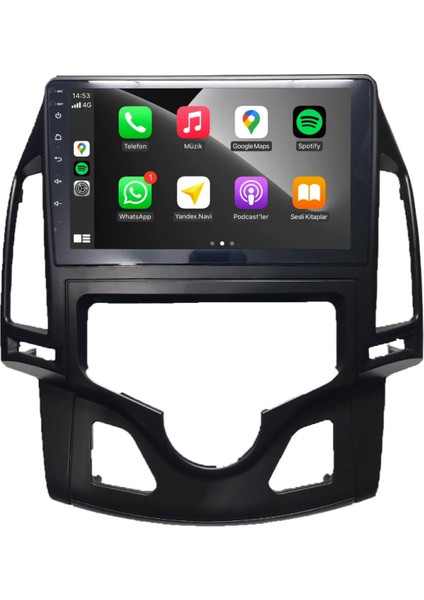 Hyundai I30 Android Carplay Multimedya 2011-2014 Dijital Klima 4gb Ram + 32GB Hafıza + 4 Çekirdek